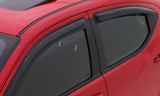 2020-2022 Corolla Ventvisor Outside Mount Window Deflectors Smoke 4-Piece - View 2 | Dirty Garage