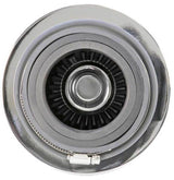 Universal Filter Chrome Round Tapered White - 4in Flange ID x 1.125in Flange Length x 5.5in H - View 11 | Dirty Garage