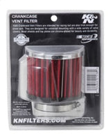 Universal 1.75in Flange ID x 3in OD x 2.5in H Chrome Finish Rubber Base Crankcase Vent Filter - View 12 | Dirty Garage
