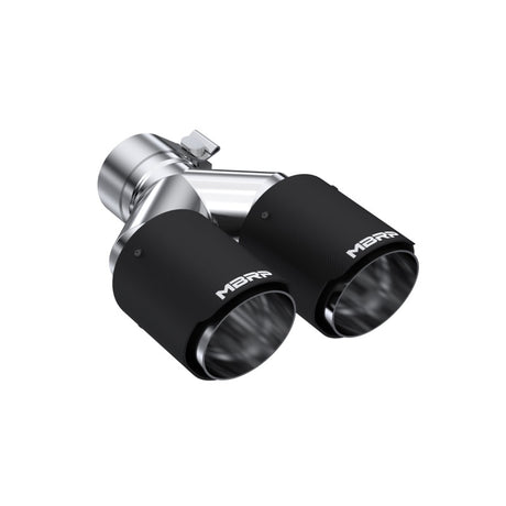 Universal Carbon Fiber Dual Tip 3.5" OD 2.5" Inlet | Dirty Garage