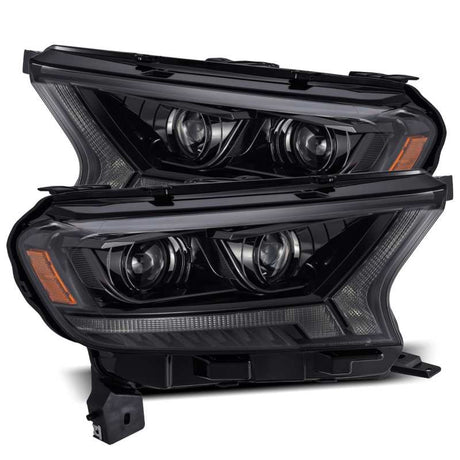 2019-2023 Ranger Luxx-Series LED Projector Alpha Black Headlights - View 5 | Dirty Garage