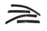 2003-2008 Vibe Ventvisor Outside Mount Window Deflectors Smoke 4-Piece - View 2 | Dirty Garage