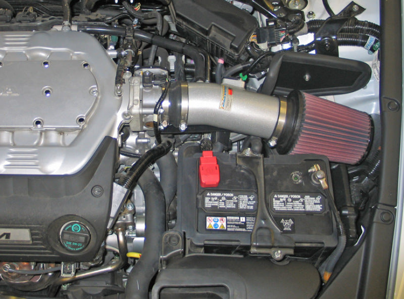 Universal 08 Accord 3.5L-V6 Silver Typhoon Short Ram Intake - View 6 | Dirty Garage