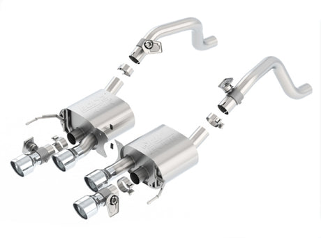 Borla 2014 Chevrolet Corvette C7 6.2L 8cyl ATAK Exhaust w/ NPP Dual Mode (rear section only) - View 2 | Dirty Garage