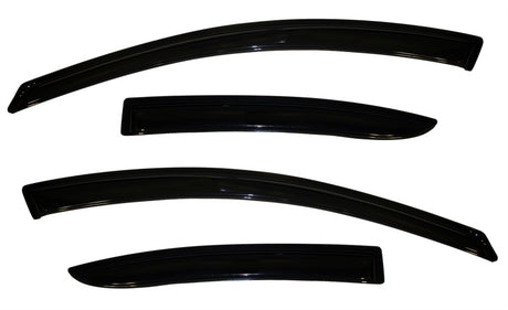 2010-2013 Mazda 3 Ventvisor Outside Mount Window Deflectors Smoke 4-Piece | Dirty Garage