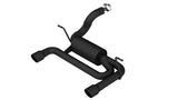 Borla 2018 Jeep Wrangler JL/JLU 3.6L 2DR/4DR ATAK SS Axle Back Black Coated Exhaust w/3.5in Tips | Dirty Garage