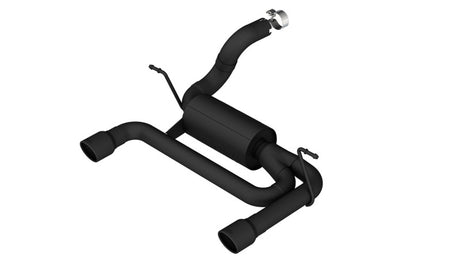 Borla 2018 Jeep Wrangler JL/JLU 3.6L 2DR/4DR ATAK SS Axle Back Black Coated Exhaust w/3.5in Tips | Dirty Garage