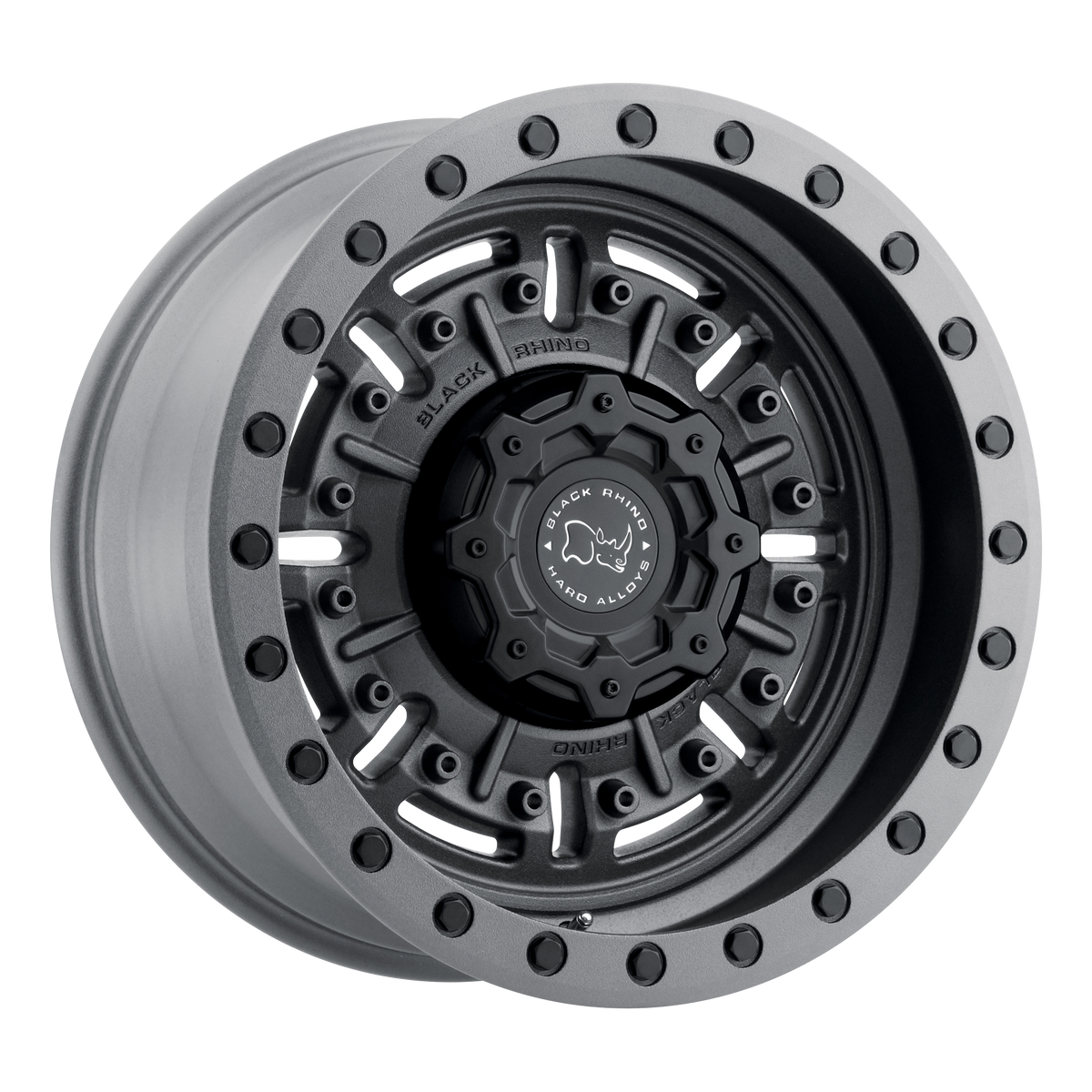 Black Rhino Abrams Textured Matte Gunmetal Wheel | Dirty Garage