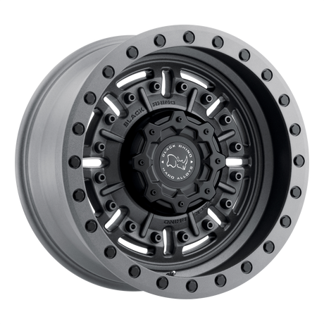 Black Rhino Abrams Textured Matte Gunmetal Wheel | Dirty Garage