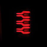 2014-2018 GM 1500 2500HD 3500HD Luxx-Series LED Tail Lights Black Red Active Light Sequential Signal - View 4 | Dirty Garage