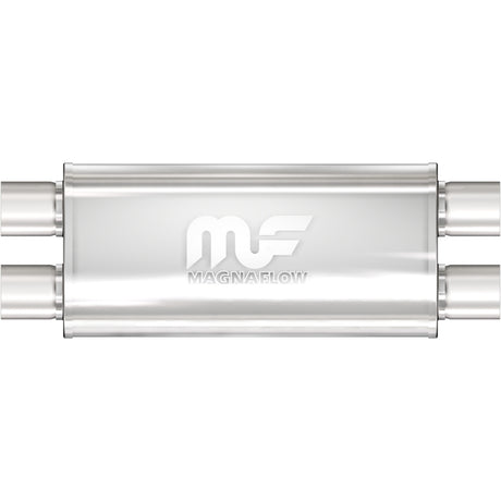 Universal Muffler Mag Stainless Steel 24x5x8 3/3x3/3 D/D | Dirty Garage