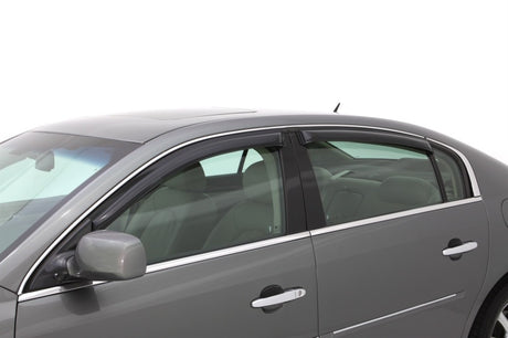 2006-2012 Lucerne Ventvisor Outside Mount Window Deflectors Smoke 4-Piece - View 3 | Dirty Garage