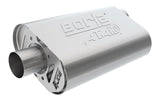Borla CrateMuffler SBC Hot 350/383 3 inch Offset/Center 14in x 4.35in x 9in Oval Muffler - View 3 | Dirty Garage