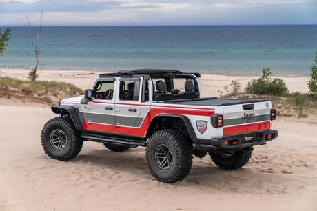 Rugged Ridge 20-22 Jeep Gladiator JT Voyager Fastback Soft Top - Black Diamond - View 4 | Dirty Garage
