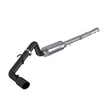2019 Ranger Ecoboost 2.3L 4" OD Tip Single Side Exit 3" Black Coated Cat Back - View 2 | Dirty Garage