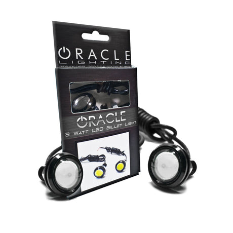 Universal Cree LED Billet Amber Light - View 2 | Dirty Garage
