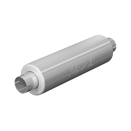 Universal 3" ID Inlet Outlet 26" Single AL Mild Tone Muffler - View 2 | Dirty Garage