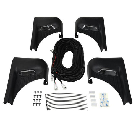 Universal SG6 Series 79" Black Aluminum Running Boards - View 4 | Dirty Garage