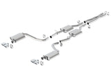 Borla 15-16 Dodge Challenger R/T 5.7L Dual Rectangle Angle Cut Dual Split Rear Exit S-Type Exhaust - View 4 | Dirty Garage