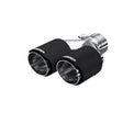 Universal Carbon Fiber Dual Tip 3.5" OD 2.5" Inlet | Dirty Garage