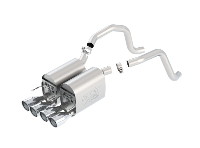 Borla 05-08 Chevrolet Corvette Coupe/Conv 6.0L/6.2L 8cyl Aggressive ATAK Exhaust (rear section only) - View 3 | Dirty Garage