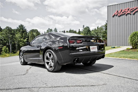 2010-2015 GM Camaro 3.6L 3" Black Coated Axle Back Muffler Delete - View 4 | Dirty Garage