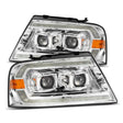 2004-2008 F-150 Pro-Series Projector Chrome Headlights | Dirty Garage