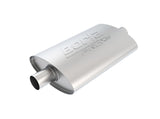 Borla Pro-XS 2inch, 2inch, 14inch x 9-1/2inch x 4inch Oval Cen/Cen w/o Notch Turbo Muffler - View 3 | Dirty Garage