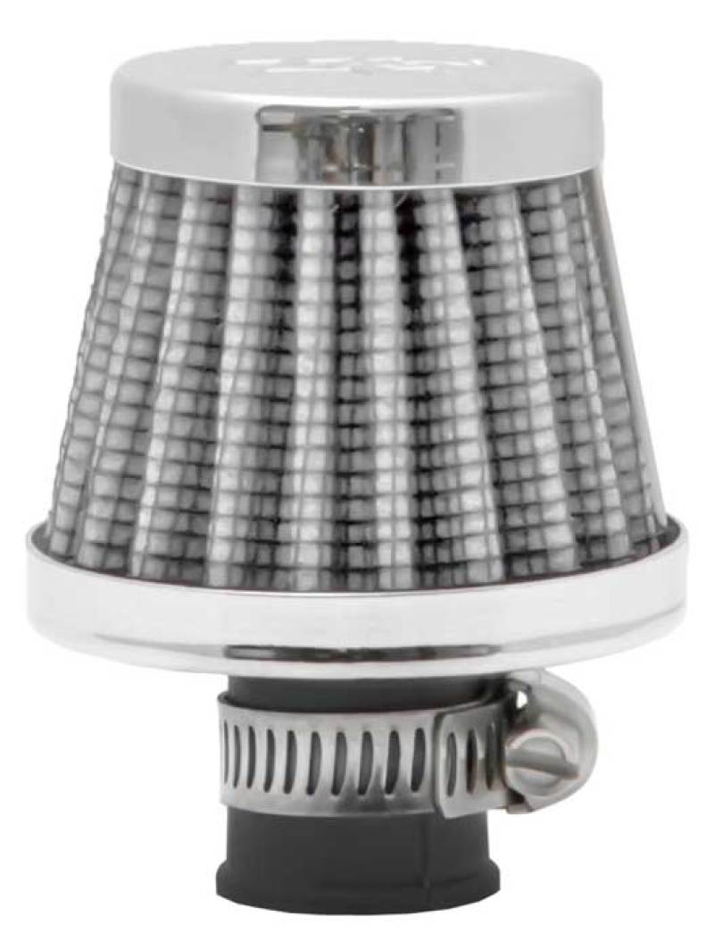Universal 2in Base OD x .375in Flange ID x 1.75in H Rubber Base Crankcase Vent Filter - White - View 12 | Dirty Garage