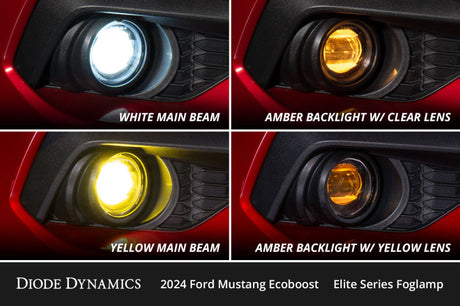 2024-2026 Mustang GT Elite Series White Add-On Fog Lamp Kit - View 7 | Dirty Garage