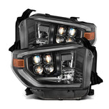 2014-2021 Tundra Nova-Series LED Projector Alpha Black Headlights Active Light Sequential Signal DRL | Dirty Garage