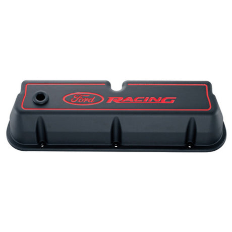 Universal Logo Die-Cast Black Valve Covers - View 5 | Dirty Garage