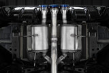 2024-2026 Integra Type-R T304 SS 3" Cat Back Triple Center Outlet Exhaust Burnt Tips - View 2 | Dirty Garage