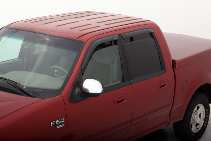 2002-2003 Lincoln Blackwood Ventvisor Outside Mount Window Deflectors Smoke 4-Piece - View 2 | Dirty Garage