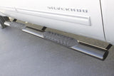 2007-2017 GM 1500 Crew Cab 5" Oval Straight SS Nerf Bars - Polished - View 2 | Dirty Garage
