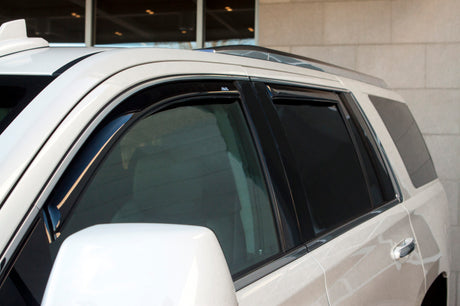 2007-2014 Cadillac Escalade Front Rear Window Ventvisor Smoke 4-Piece - View 4 | Dirty Garage