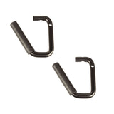 Rugged Ridge Steel Grab Handles Front Pair Black 07-18 Jeep Wrangler JK/JKU - View 2 | Dirty Garage
