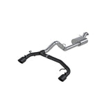 2021-2022 Bronco 3" Catback Dual Split Rear Exit Black Aluminum - View 2 | Dirty Garage