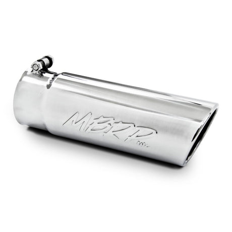 Universal 4" OD Angled Rolled End Tip 3 Inlet 10" Length - View 3 | Dirty Garage