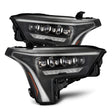 2022-2023 Tundra Nova-Series Headlights Black w Amber DRL | Dirty Garage