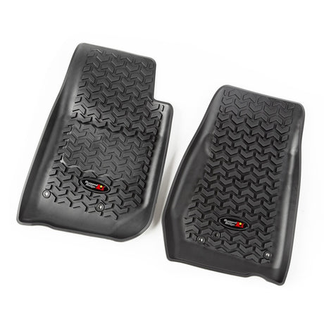 Rugged Ridge Floor Liner Front Black 2007-2018 Jeep Wrangler Unlimited JK 4 Dr - View 2 | Dirty Garage