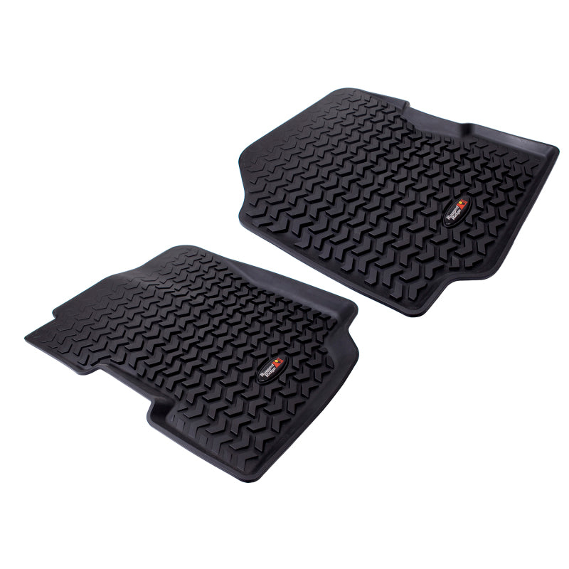 Rugged Ridge Floor Liner Front Black 1976-1983 Jeep CJ-5 - View 3 | Dirty Garage