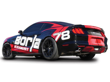 Borla Atak S Cat-Back 15-17 Ford Mustang GT 5.0L V8 MT/AT 2.5in pipe 4in tip - View 5 | Dirty Garage