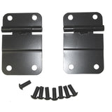 Rugged Ridge 76-86 Jeep CJ Black Lower Tailgate Hinge Set - View 2 | Dirty Garage