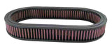 Universal Custom Oval Air Filter 7.75in OW X 14.625in OL x 2in H | Dirty Garage