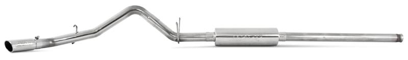 2014-2024 GM 1500 Silverado Sierra Single Side Exit T409 3" Cat Back Exhaust - View 3 | Dirty Garage