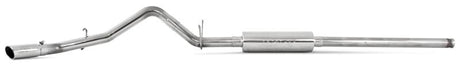 2014-2024 GM 1500 Silverado Sierra Single Side Exit T409 3" Cat Back Exhaust - View 3 | Dirty Garage