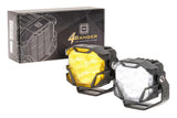 Universal Morimoto 4Banger 2.0 NCS LED Pods SAE Wide White Set (BAF005.2) | Dirty Garage