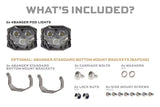 Universal 2.0 NCS 4Banger LED Yellow Pod Set (BAF006.2Y) - View 7 | Dirty Garage