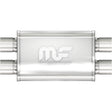 Universal Muffler Mag Stainless Steel 14x4x9 2.25 D/D | Dirty Garage